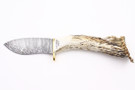 Silver Stag Damascus Crown Twist