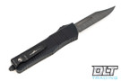 Microtech 146-16CFS Combat Troodon Bowie - Carbon Fiber - Damascus Blade - Signature Series