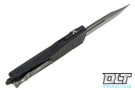 Microtech 146-16CFS Combat Troodon Bowie - Carbon Fiber - Damascus Blade - Signature Series