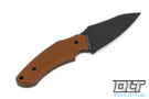 Jake Hoback Shepherd - Brown G-10 - Black DLC Stonewashed