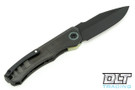 Heretic Wraith SE-A - Unidirectional Carbon Fiber - Jade G-10 Bolster - Black Hardware - Black Blade