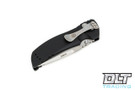 Hogue EX-01 4" Drop Point - Black Aluminum - Tumbled Blade