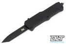 Hogue HK Mini Incursion Tanto - Black Aluminum - Black Blade