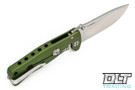LionSteel - SR2A - Green Handle - Satin Blade