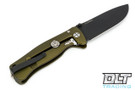 LionSteel - SR2A - Green Handle - Black Blade