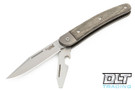 LionSteel Jack JK2 - Green Canvas - Clip Point