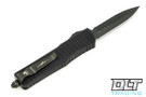 Microtech 142-3CT-DS Combat Troodon D/E - Black Frag Handle - Black DLC Blade - Signature Series
