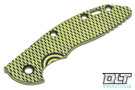 Hinderer 3.5" XM-18 Textured Black & Yellow G-10 Scale