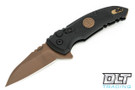 Hogue SIG X1 Microflip Emperor Scorpion Wharncliffe - Black G-10 - FDE Blade