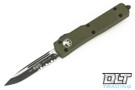 Microtech 148-2OD UTX-70 S/E - OD Green Handle - Black Blade