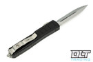 Microtech 122II-12S Ultratech II D/E - Black Handle - Stonewashed Blade - Signature Series