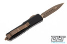 Microtech 232-13AP UTX-85 D/E - Black Handle - Bronze Apocalyptic Blade Microtech 232-13AP UTX-85 D/E - Black Handle - Bronze Apocalyptic Blade