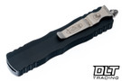 Microtech 225-4 Dirac D/E - Black Handle - Satin Blade
