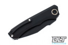 Heretic Wraith TE-A - Black Handle - Carbon Fiber Bolster - Black Blade