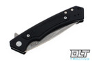 Case Marilla - Black Aluminum - Black G-10 Inlay - Stonewashed Blade