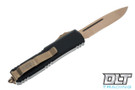Microtech 231-14 UTX-85 S/E - Black Handle - Bronze Blade
