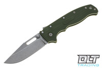 Demko AD20.5 - Slotted Clip Point - OD Green Grivory