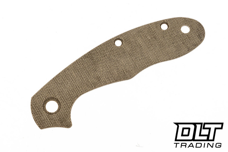 RGT Spyderco Tuff Scale Set - Green Canvas Micarta