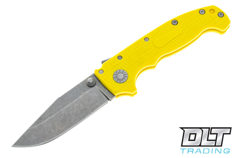 Demko MG AD20S D2 - Clip Point - Yellow Grivory - DLT Trading