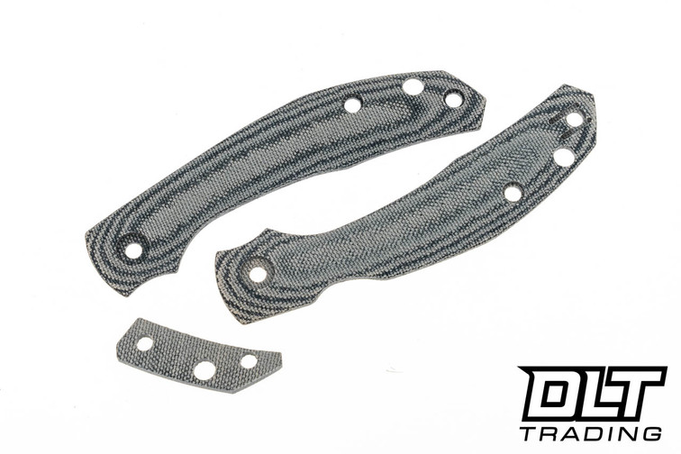 RGT Spyderco Kapara Scale Set - Blue Canvas Micarta