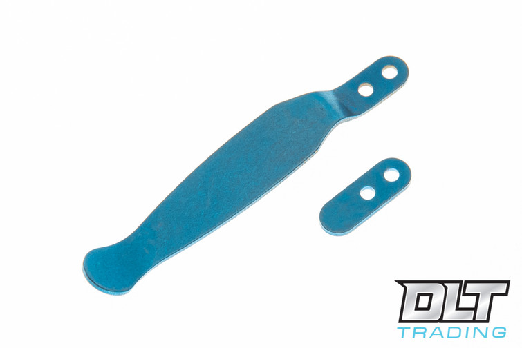 Hinderer No Slot Clip & Filler Tab Set - Blue Anodized