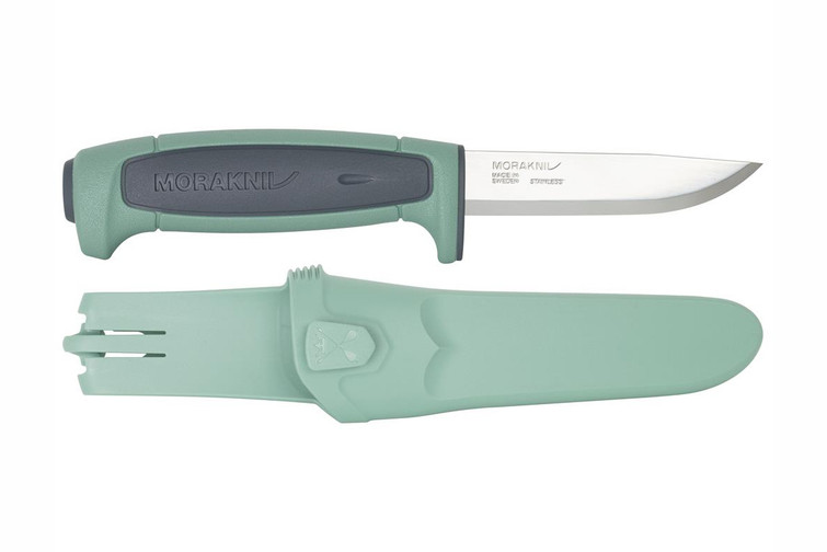 Mora Basic 546 - Stainless Steel - Teal & Grey