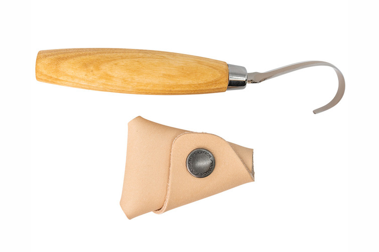 Mora Wood Carving Hook 164 - Leather Sheath