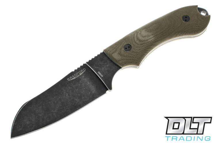 Bradford Guardian 4 - 3D Green Micarta - Sheepsfoot - Nimbus Finish