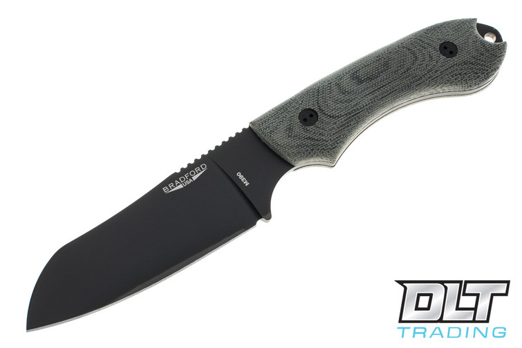Bradford Guardian 4 - 3D Black Micarta - Sheepsfoot - Black DLC