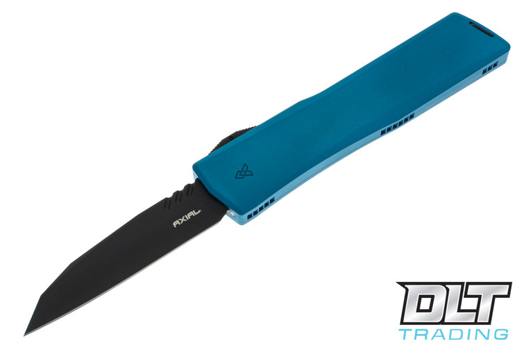 Axial Shift Wharncliffe S35VN - Blue - Black DLC Blade