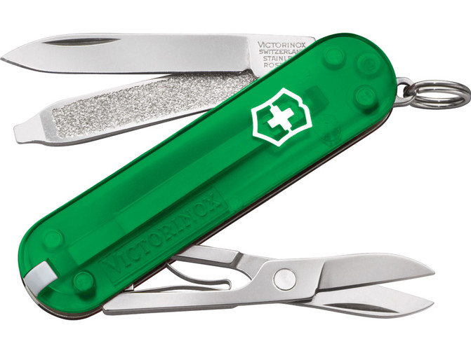 Emerald Swiss Army Classic SD | Green Pocket Knife