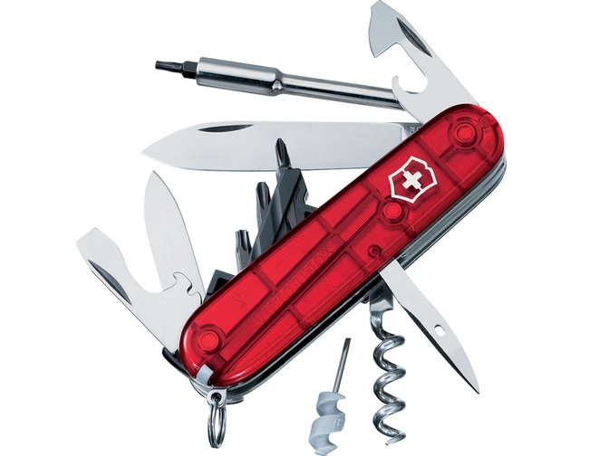 Swiss Army Cybertool 29 Translucent Red