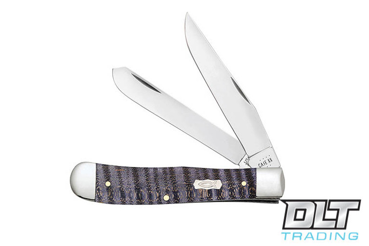 Case Purple Curly Maple Smooth Trapper