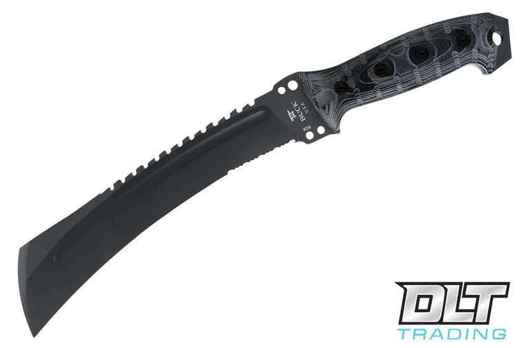 Buck Talon - Sniper Grey - Partially Serrated