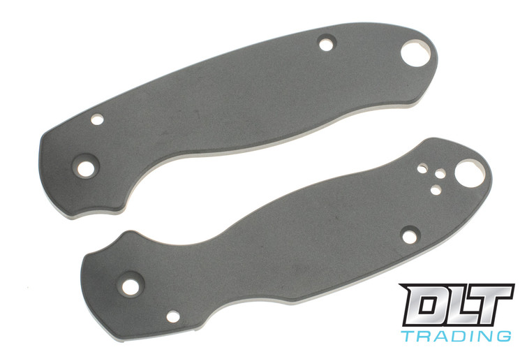 RGT Spyderco Para 3 Scale Set - Bead Blasted Titanium RGT Spyderco Para 3 Scale Set - Bead Blasted Titanium