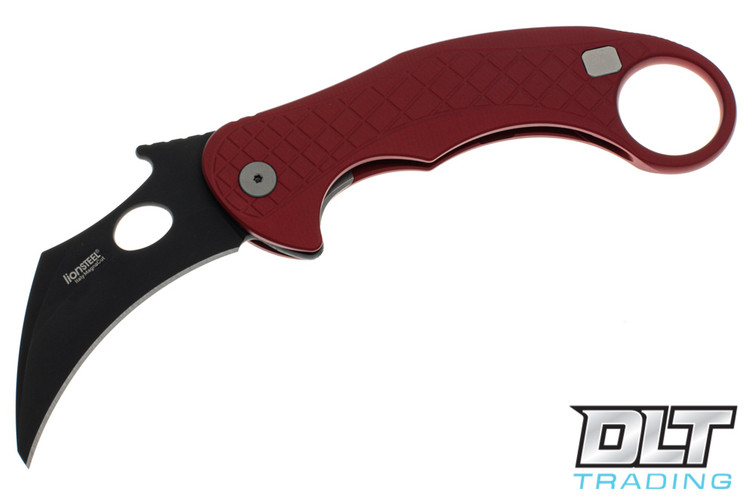 LionSteel L.E. One - Red - Black MagnaCut Blade