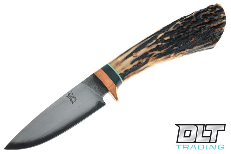 W.A. Surls Wedowee - Sambar Stag - Copper Guard - Emerald Spacer