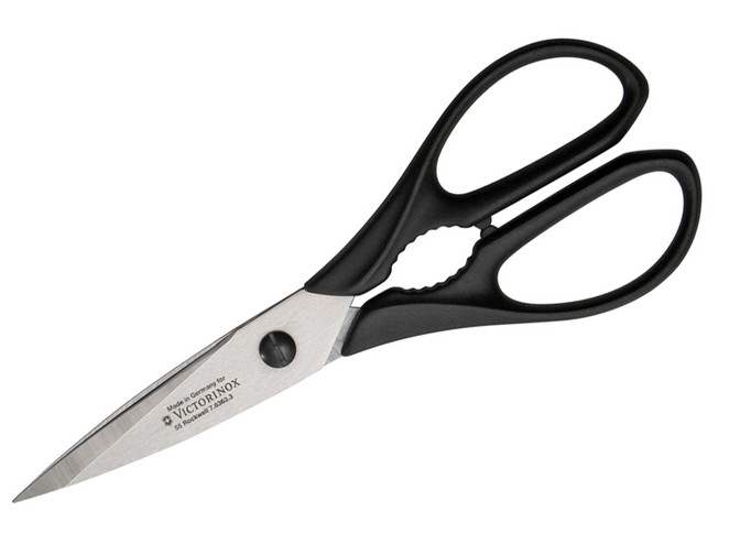 Victorinox KITCHEN SCISSORS 4 Blades Utility Shear BLACK Handles