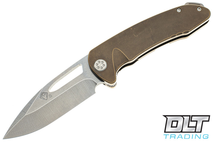 Medford On Belay - Tumbled S35VN - Bronze Anodized Titanium
