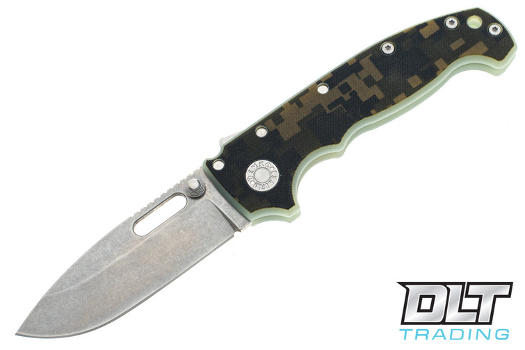 Demko MG AD20S 204P - Slotted Drop Point - Camo G-10
