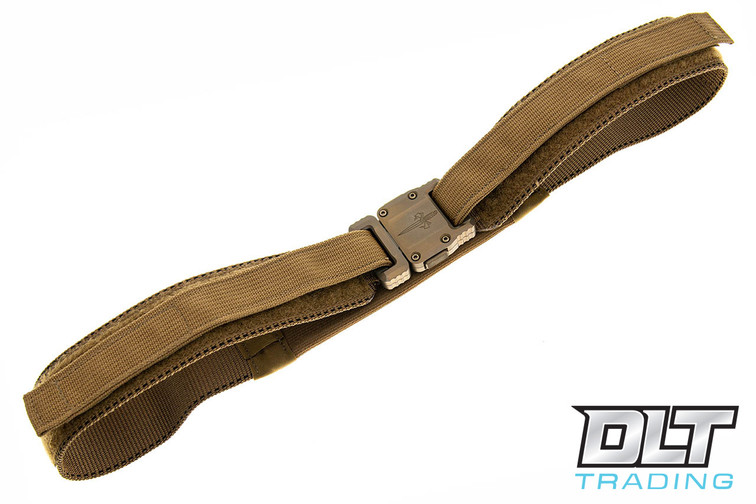 Microtech Apis Tactical Belt - Titanium Buckle - Coyote - Size 38
