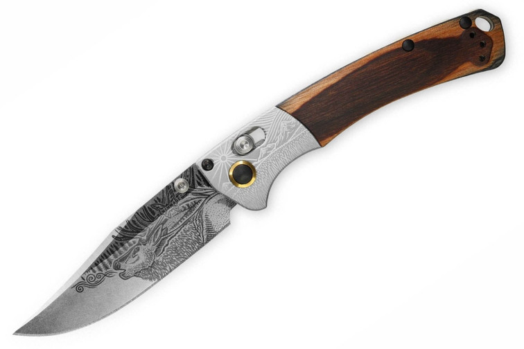 Benchmade 15085 Mini Crooked River Limited Edition Art Series Bull