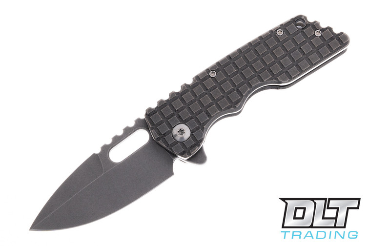 Attn2Detail MK 2 Medium Spear Point - Bayonet Grind - S35VN - Stonewashed Frag Titanium