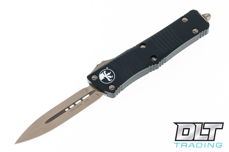Microtech 138-13 Troodon D/E - Black Handle - Bronze Blade