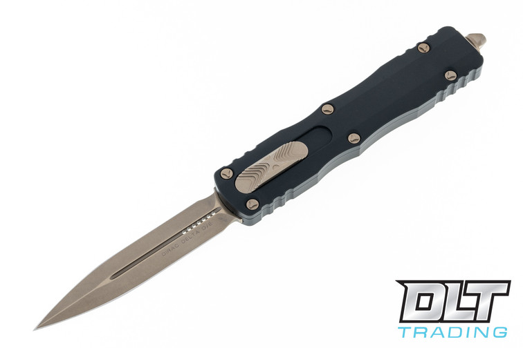 Microtech 227-13 Dirac Delta D/E - Black Handle - Bronze Blade Microtech 227-13 Dirac Delta D/E - Black Handle - Bronze Blade