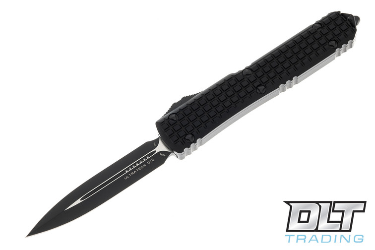 Microtech 122-1TFRS Ultratech D/E - Black Frag Handle - Black Blade - Signature Series