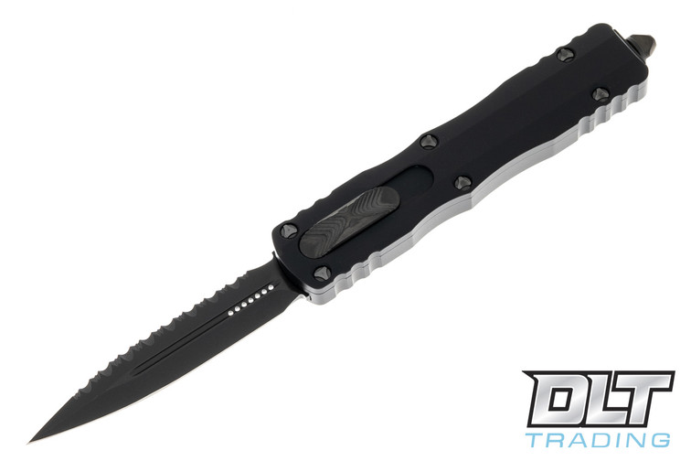 Microtech 225-3DLCTSH Dirac D/E - Black Handle - DLC Blade Microtech 225-3DLCTSH Dirac D/E - Black Handle - DLC Blade