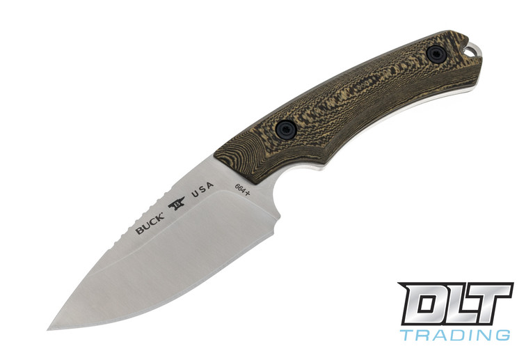 Buck Alpha Hunter Pro - Brown & Cream Richlite