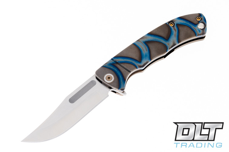 Vehement Mongrel S45VN - Flamed & Bronze Anodized Titanium - Tumbled Blade - Bronze Hardware #15