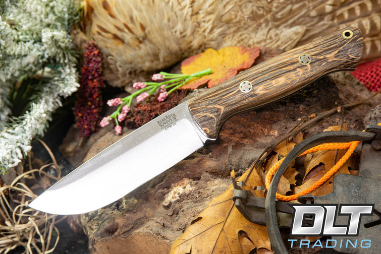 Bark River EXT-2 LT 3V Bog Oak - White Liners - Mosaic Pins #4